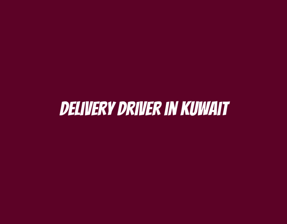 Delivery Driver in Kuwait