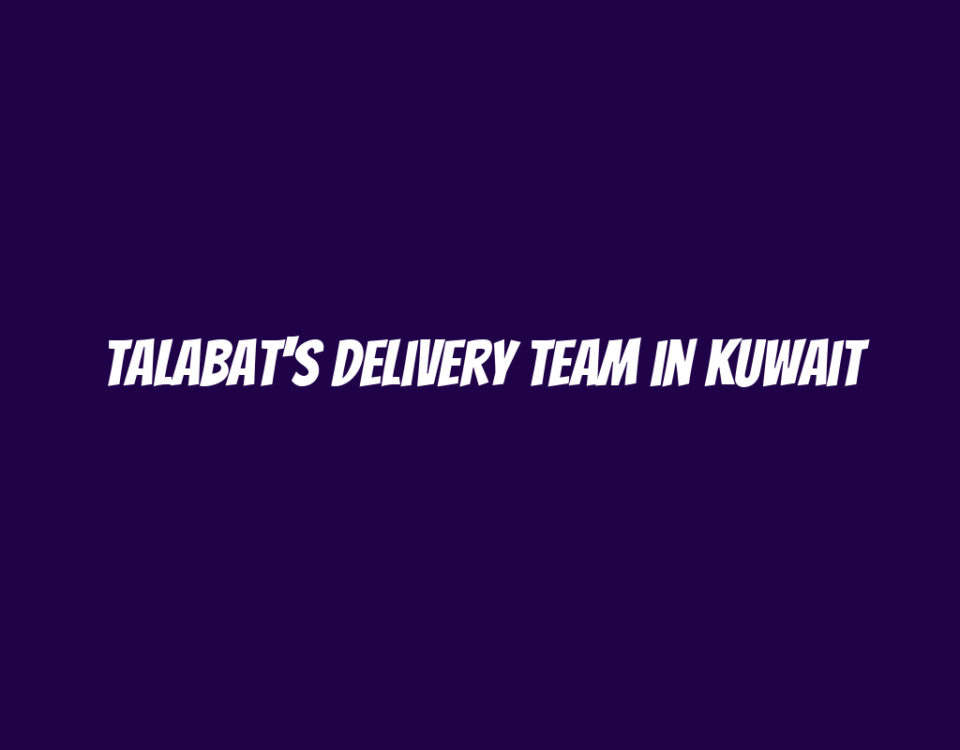 Talabat's Delivery Team in Kuwait