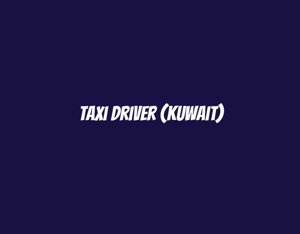 Taxi Driver (Kuwait)