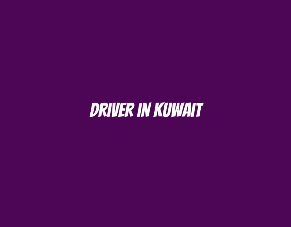 Driver in Kuwait