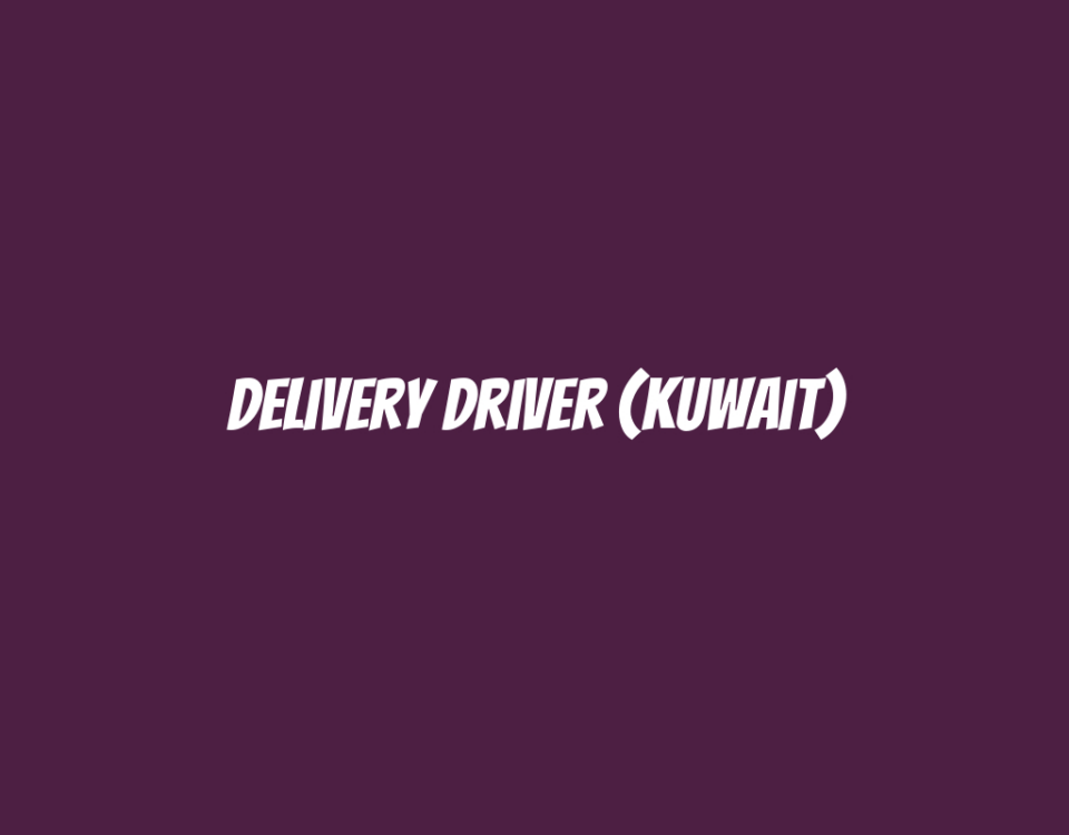 Delivery Driver (Kuwait)