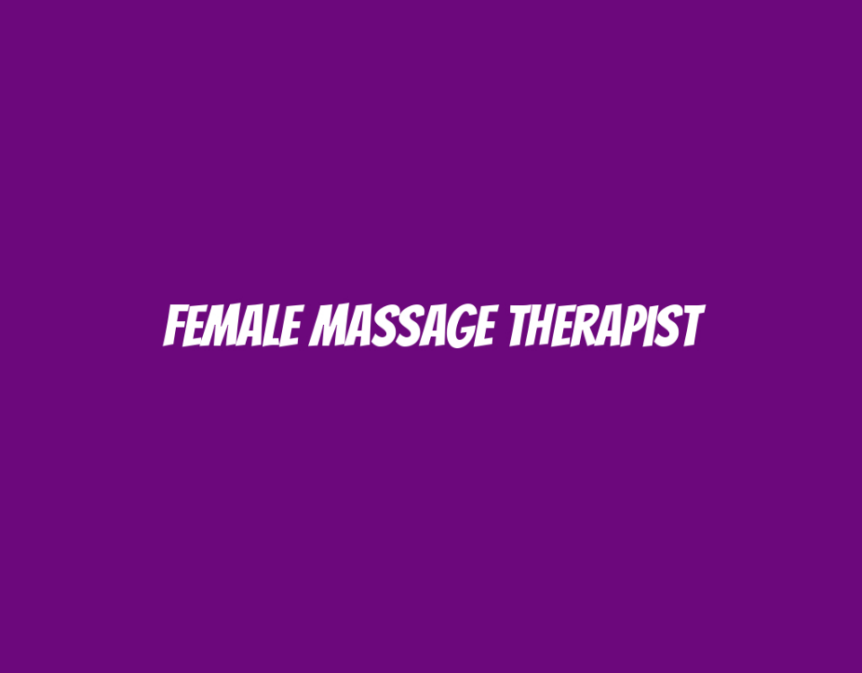 Female Massage Therapist