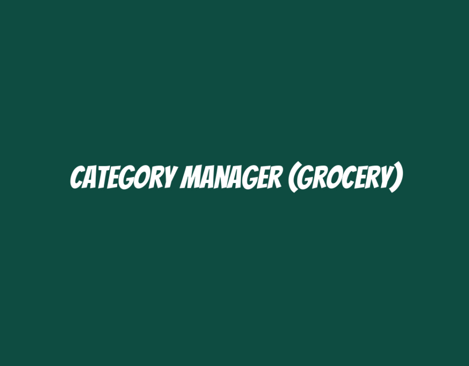 Category Manager (Grocery)