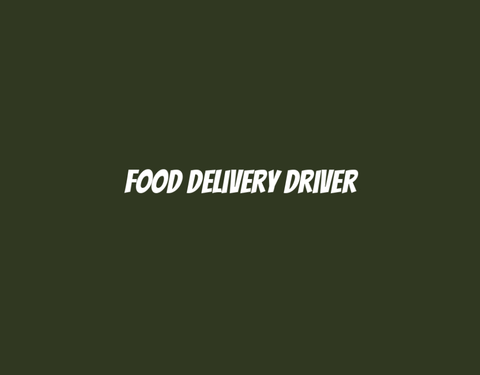 Food Delivery Driver