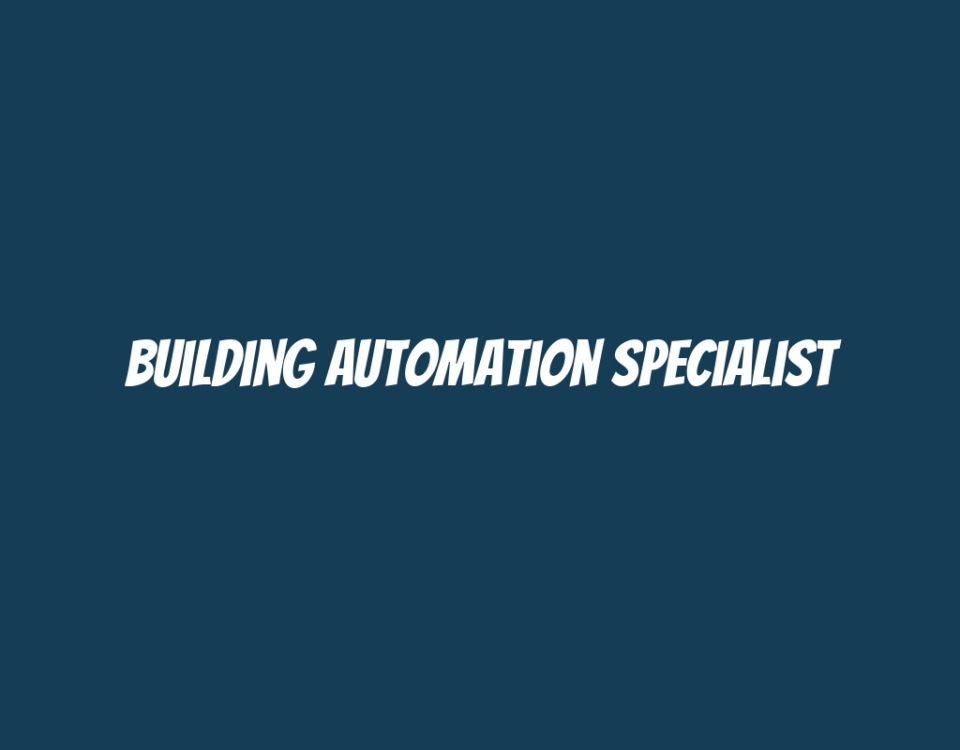 Building Automation Specialist