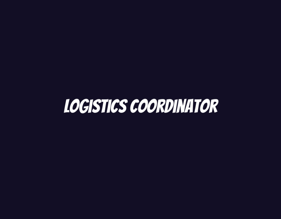 Logistics Coordinator