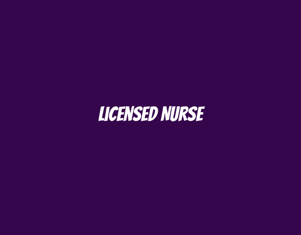 Licensed Nurse