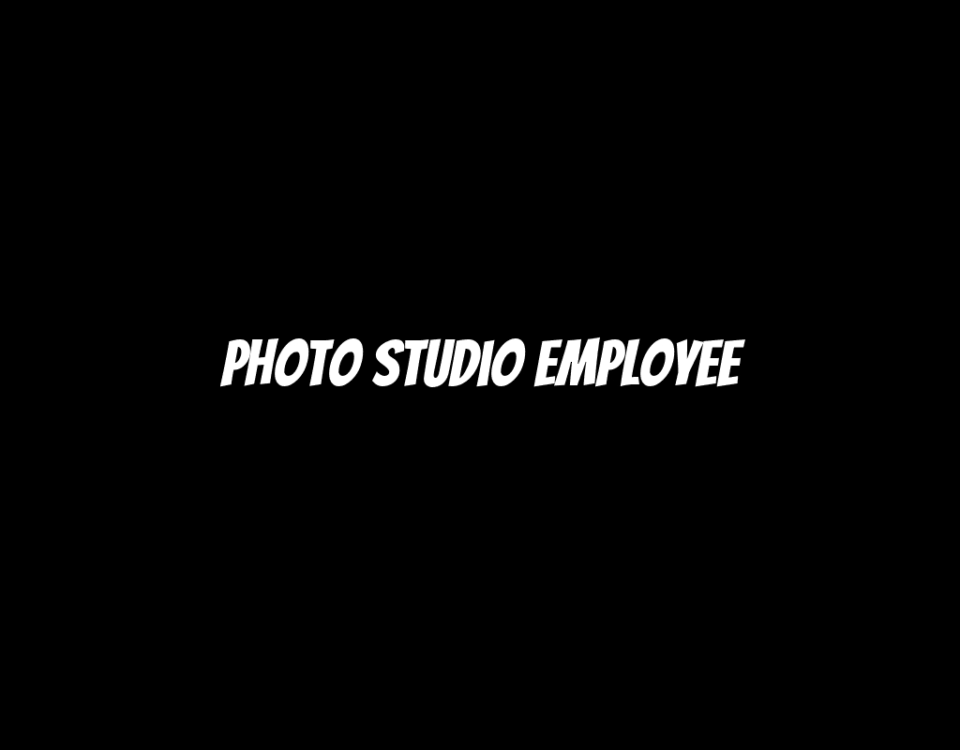 Photo Studio Employee