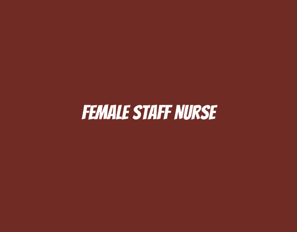 Female Staff Nurse