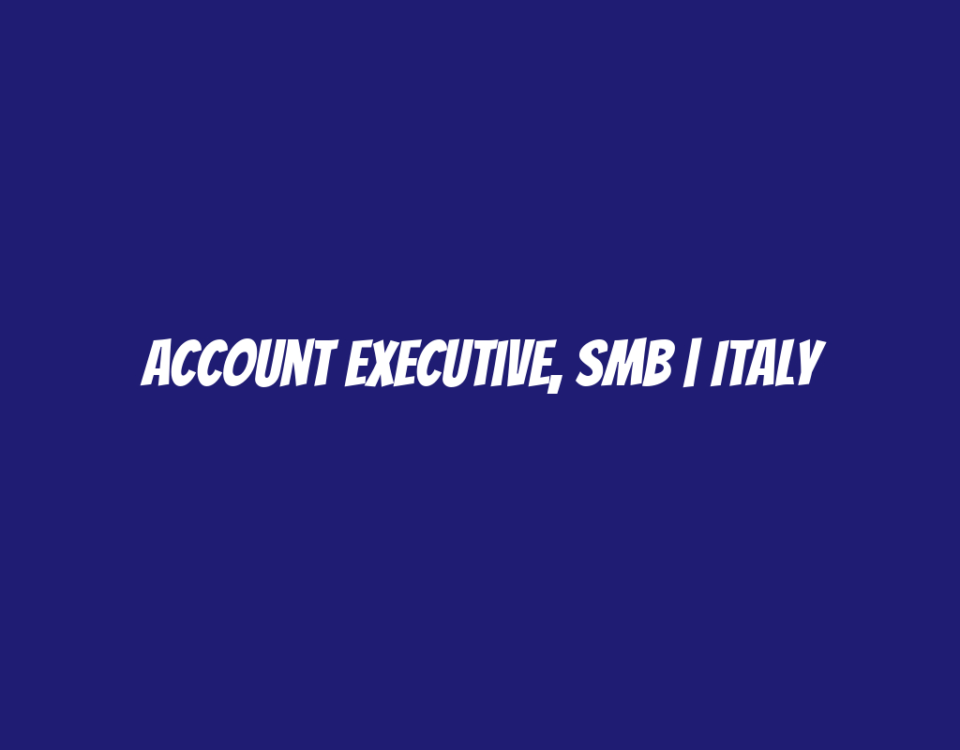 Account Executive, SMB | Italy