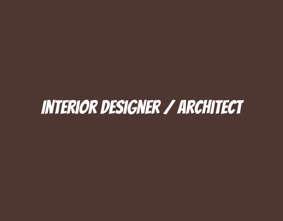 Interior Designer / Architect