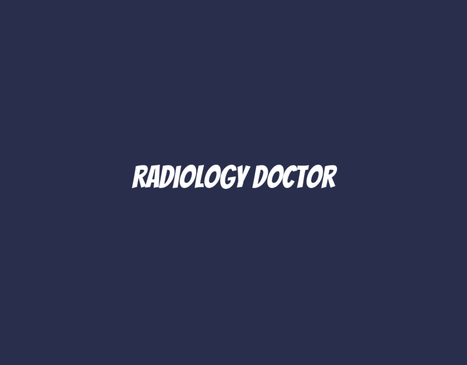 Radiology Doctor