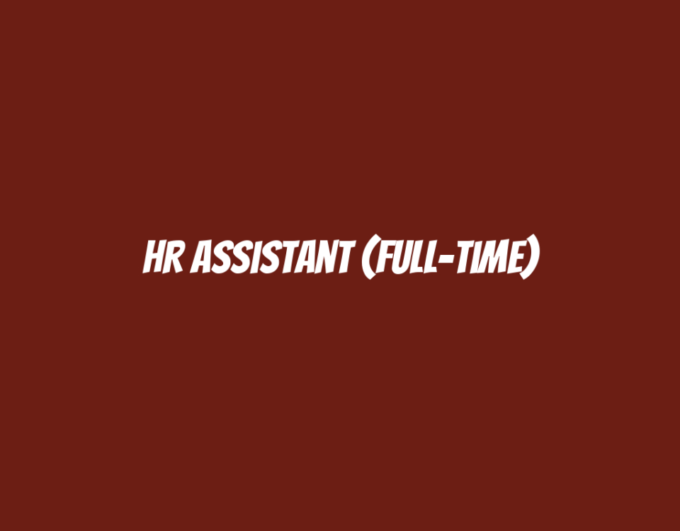 HR Assistant (Full-Time)