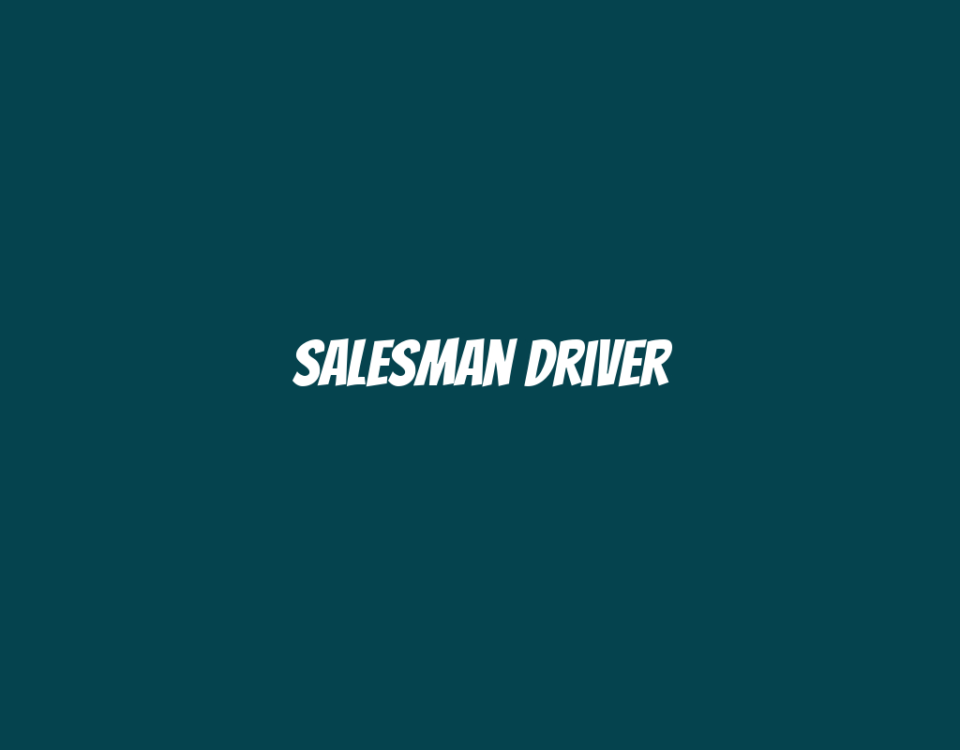 Salesman Driver