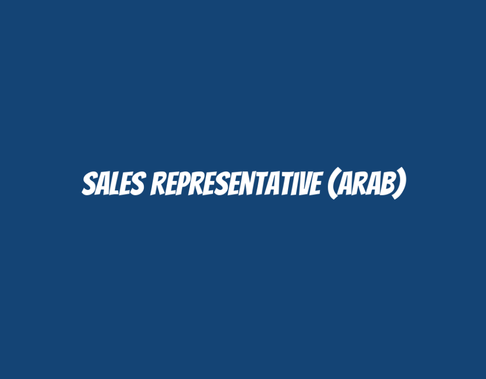 Sales Representative (Arab)