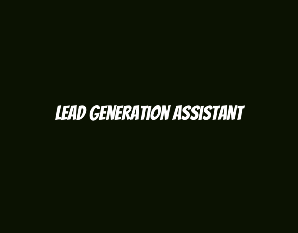 Lead Generation Assistant