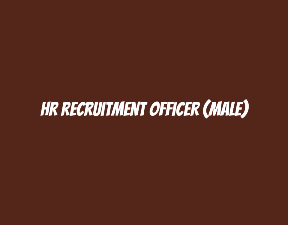 HR Recruitment Officer (Male)