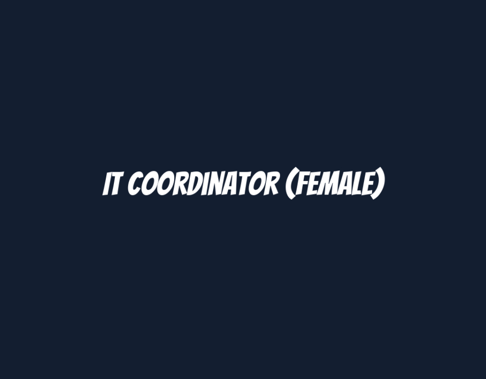 IT Coordinator (Female)