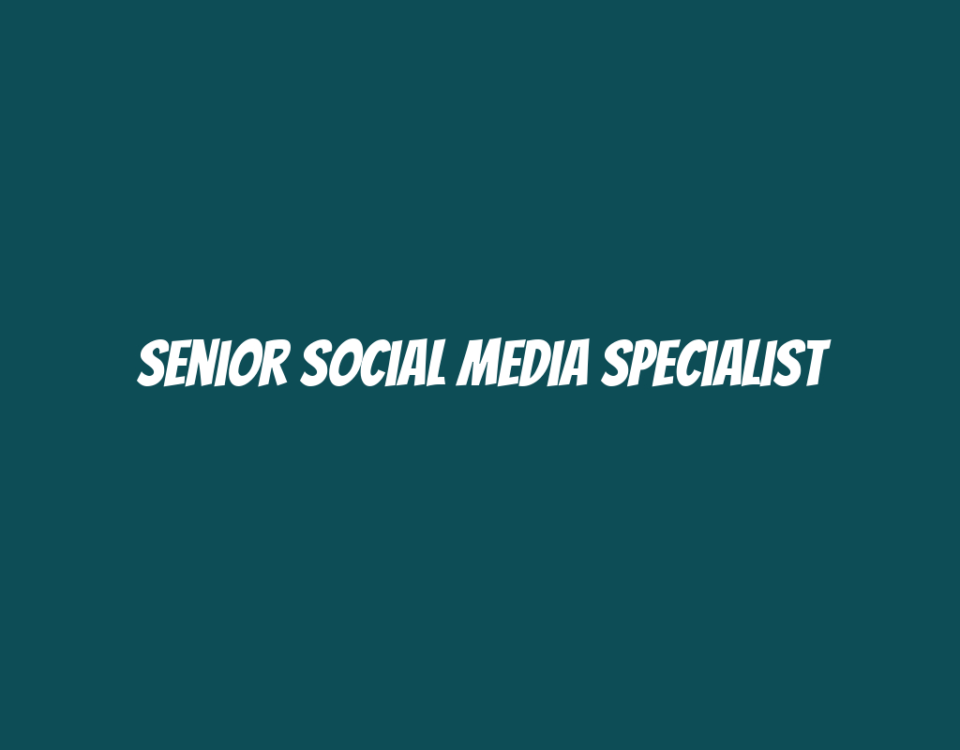 Senior Social Media Specialist