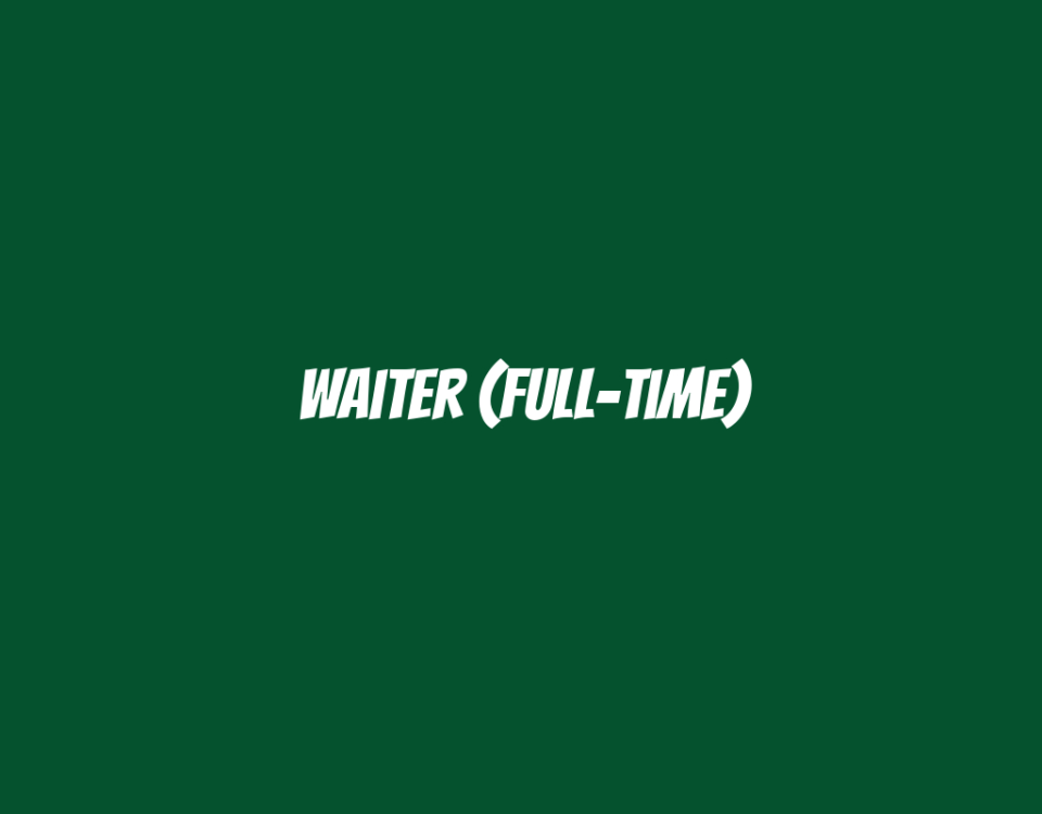 Waiter (Full-Time)