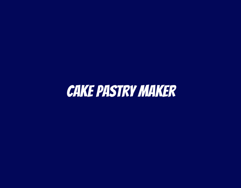 Cake Pastry Maker