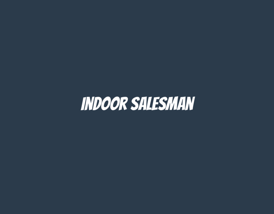 Indoor Salesman