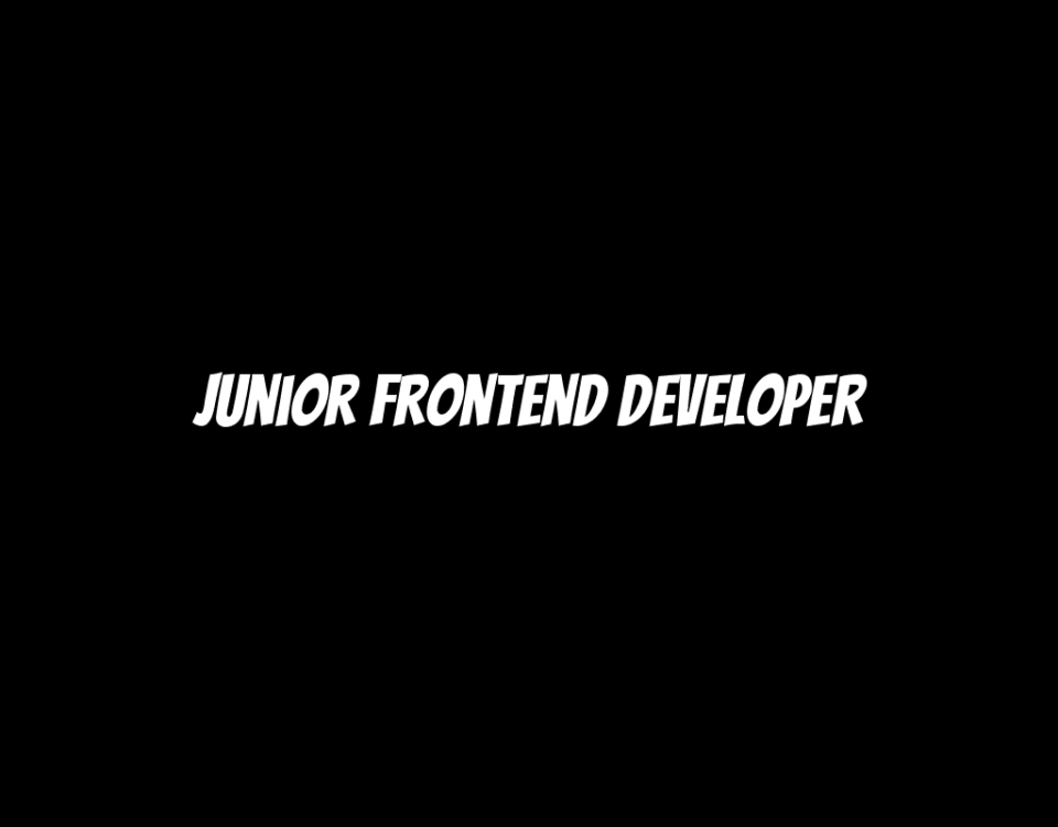 Junior Frontend Developer