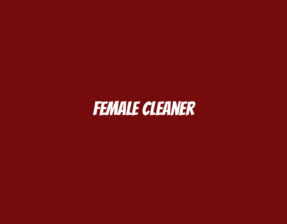 Female Cleaner