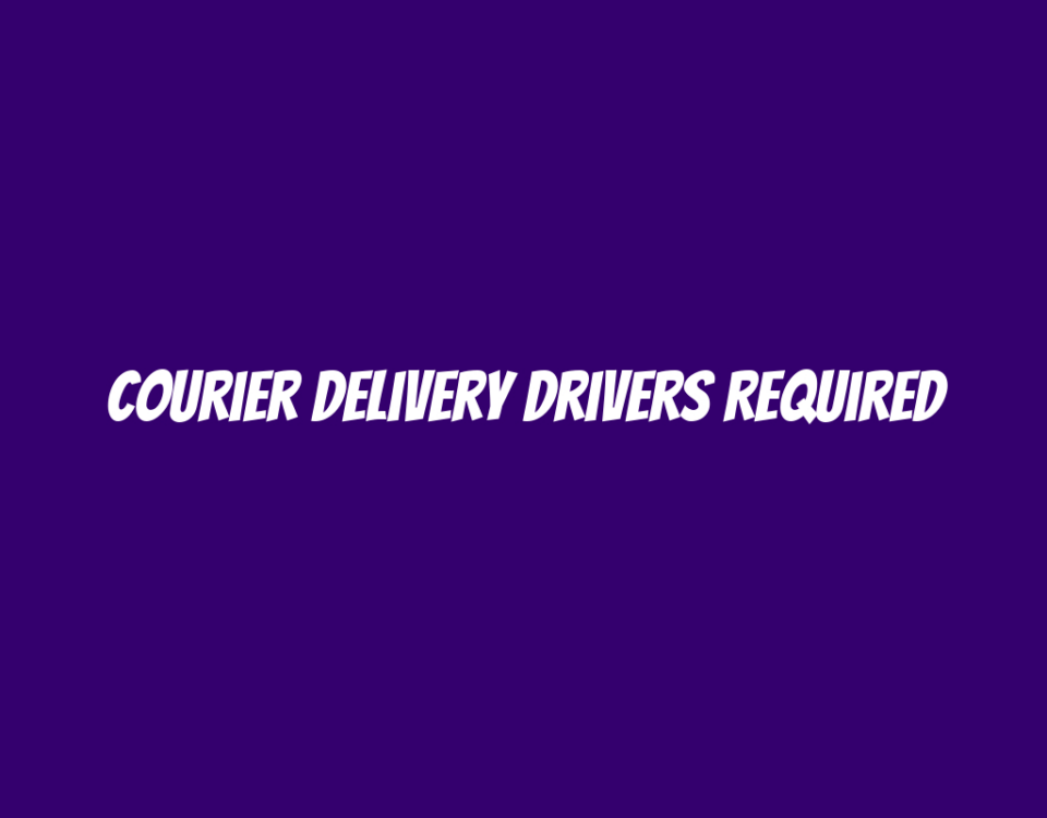 Courier Delivery Drivers Required