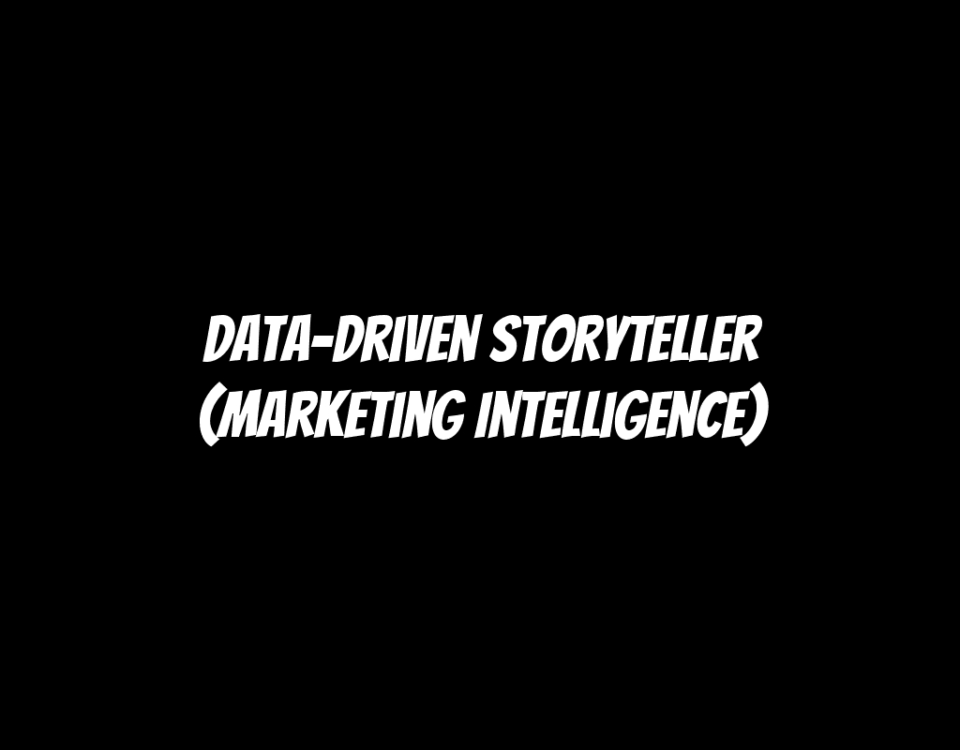 Data-driven Storyteller (Marketing Intelligence)