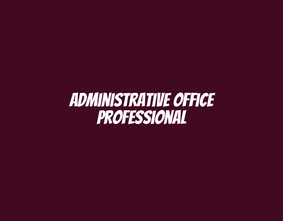 Administrative Office Professional