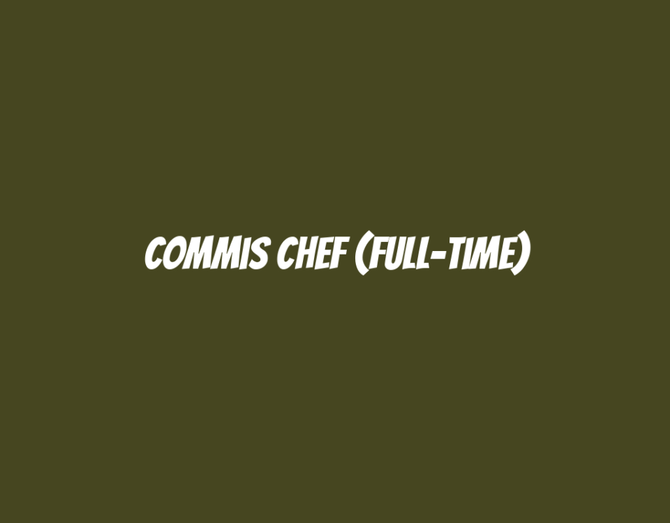 Commis Chef (Full-Time)