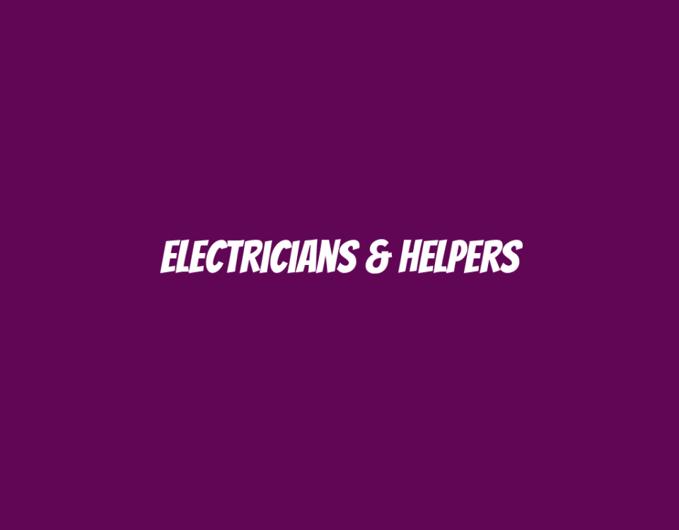 Electricians & Helpers