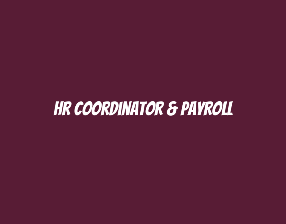 HR Coordinator & Payroll