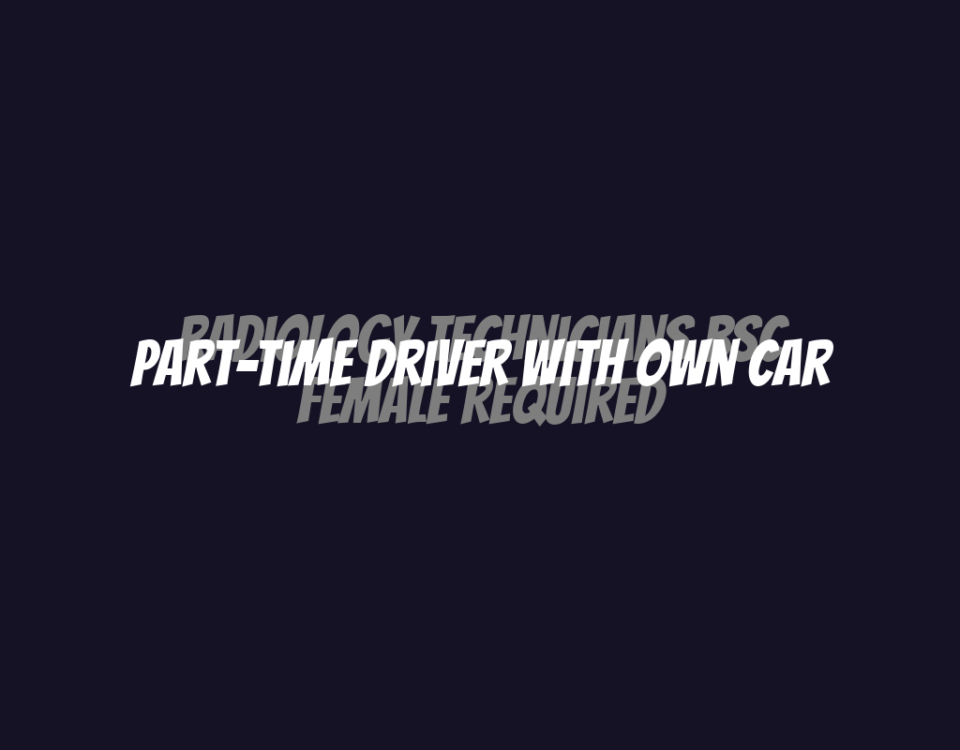 Part-Time Driver with Own Car