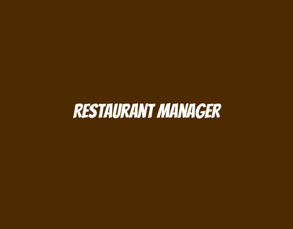 Restaurant Manager