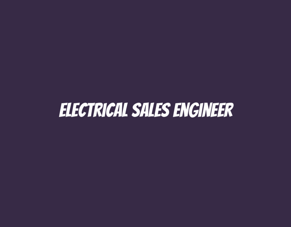 Electrical Sales Engineer