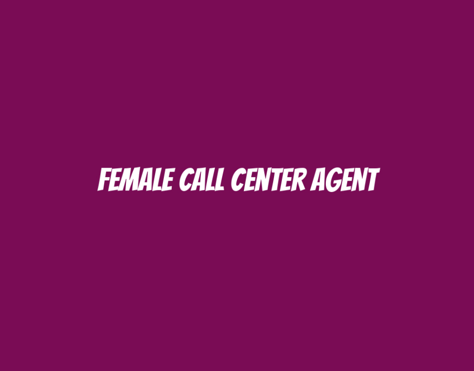 Female Call Center Agent