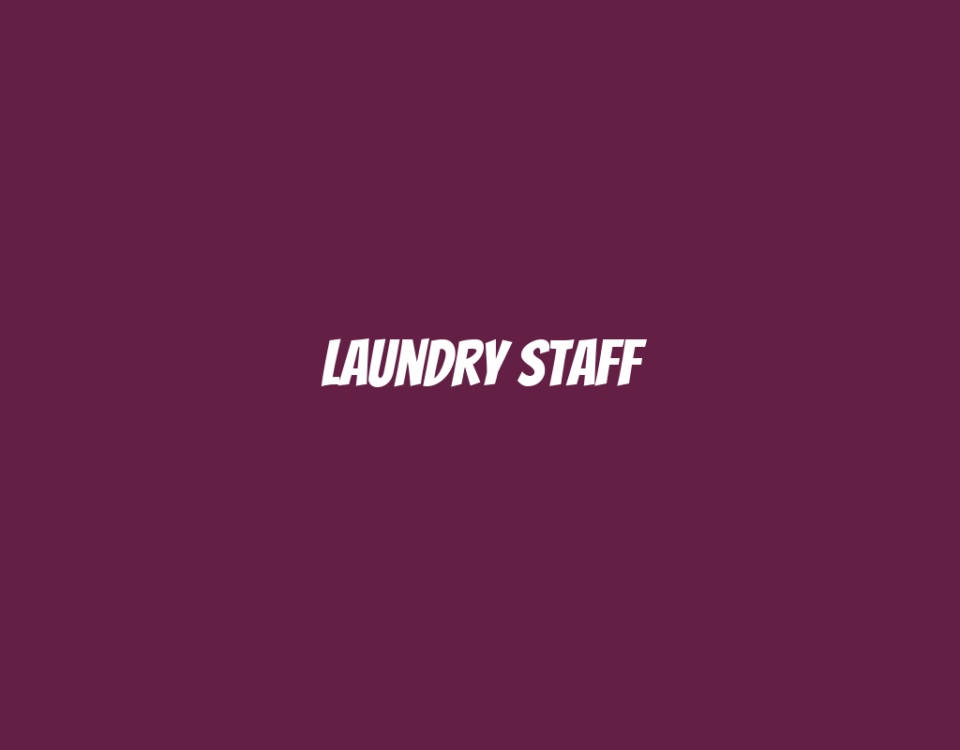 Laundry Staff