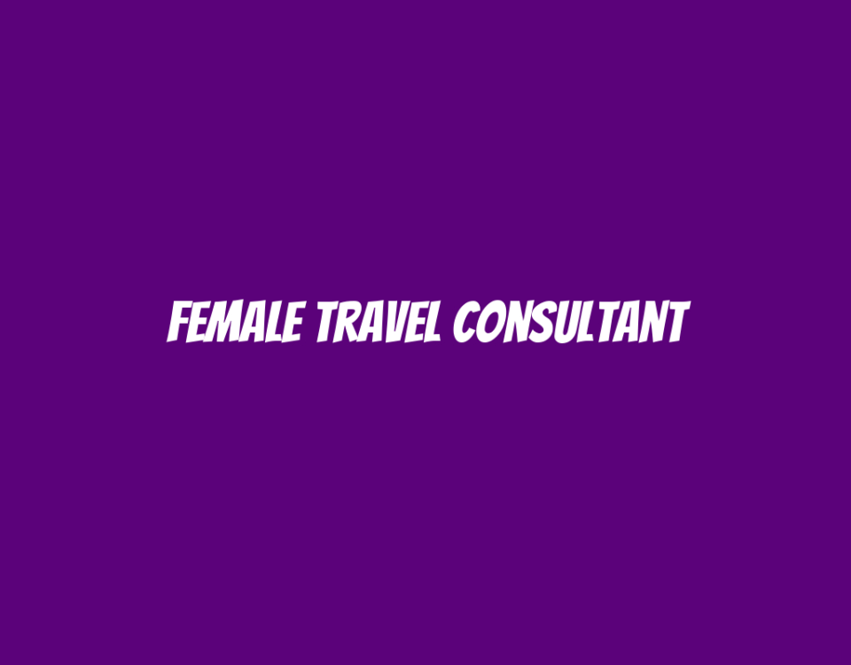 Female Travel Consultant