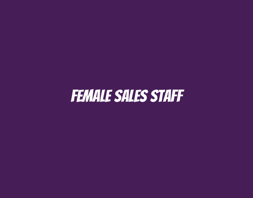 Female Sales Staff