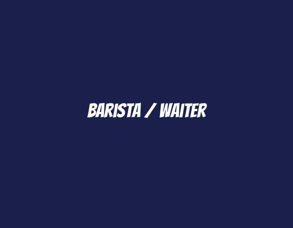 Barista / Waiter