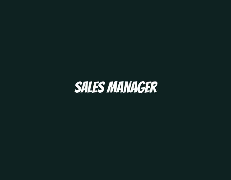 Sales Manager