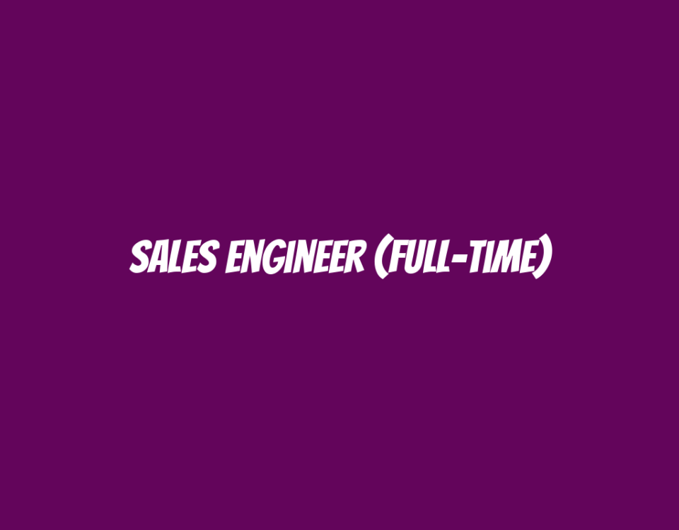 Sales Engineer (Full-Time)