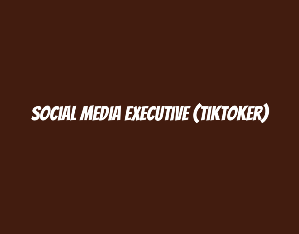 Social Media Executive (TikToker)