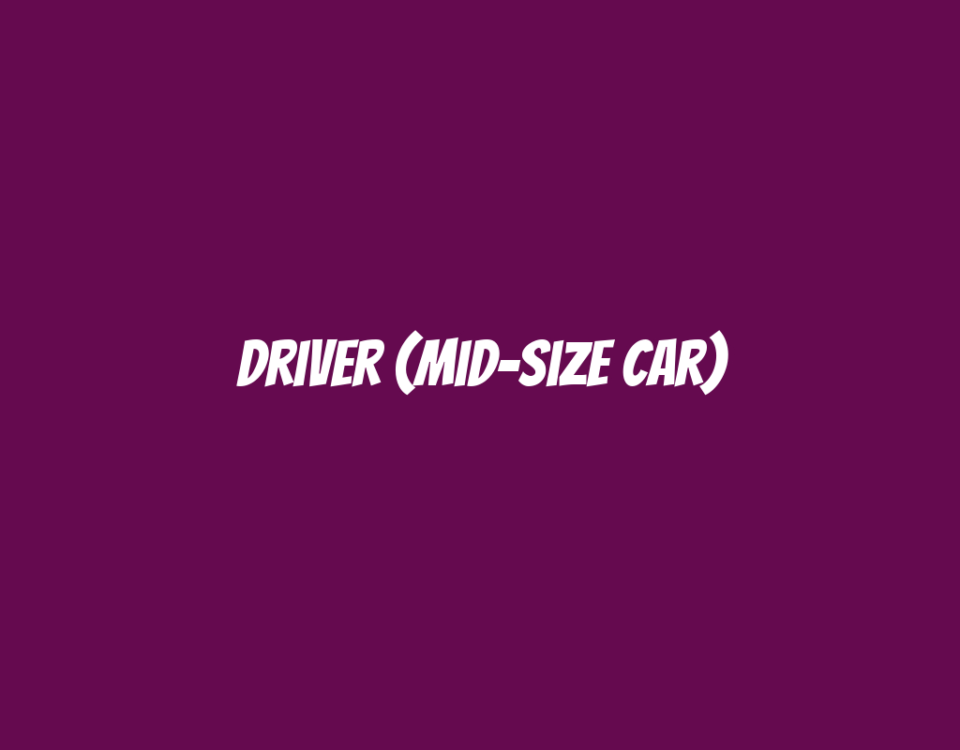 Driver (Mid-Size Car)