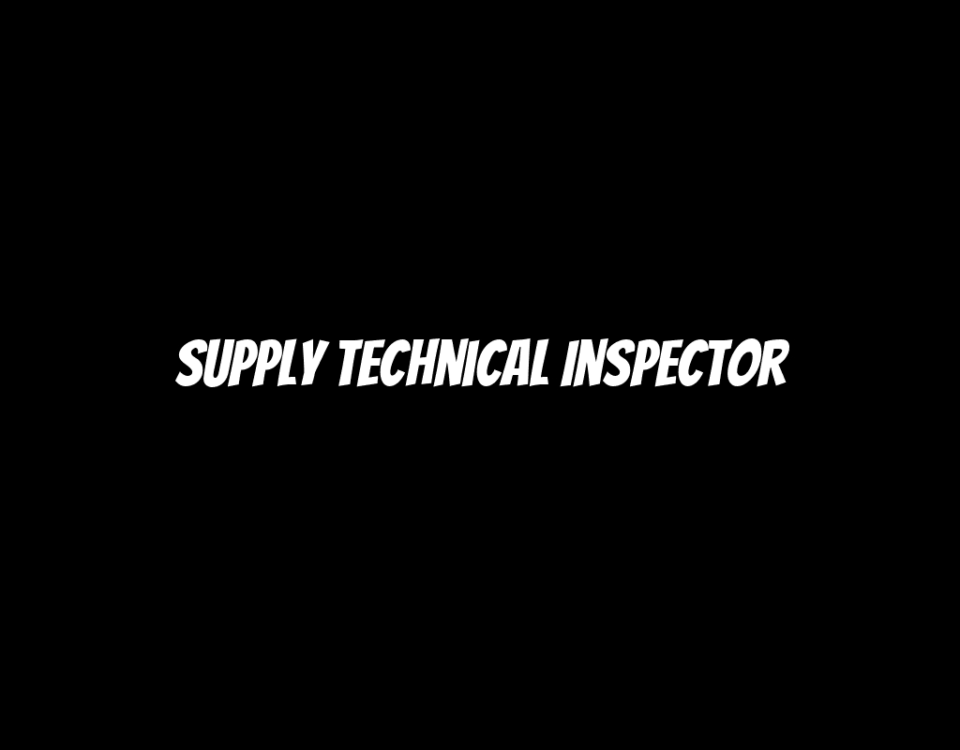 Supply Technical Inspector