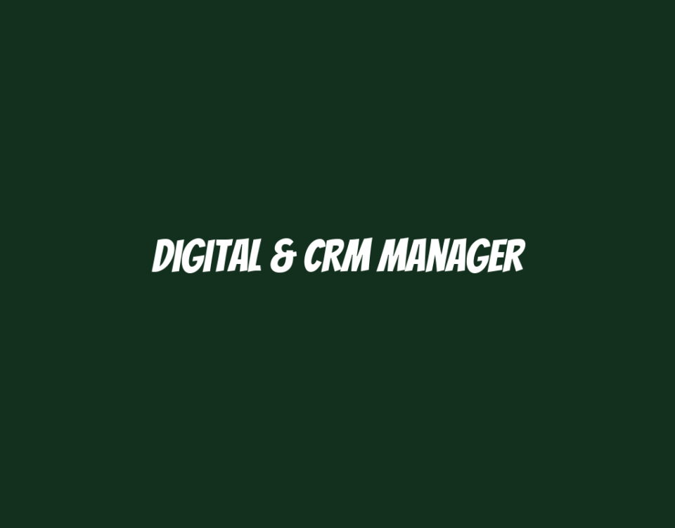 Digital & CRM Manager