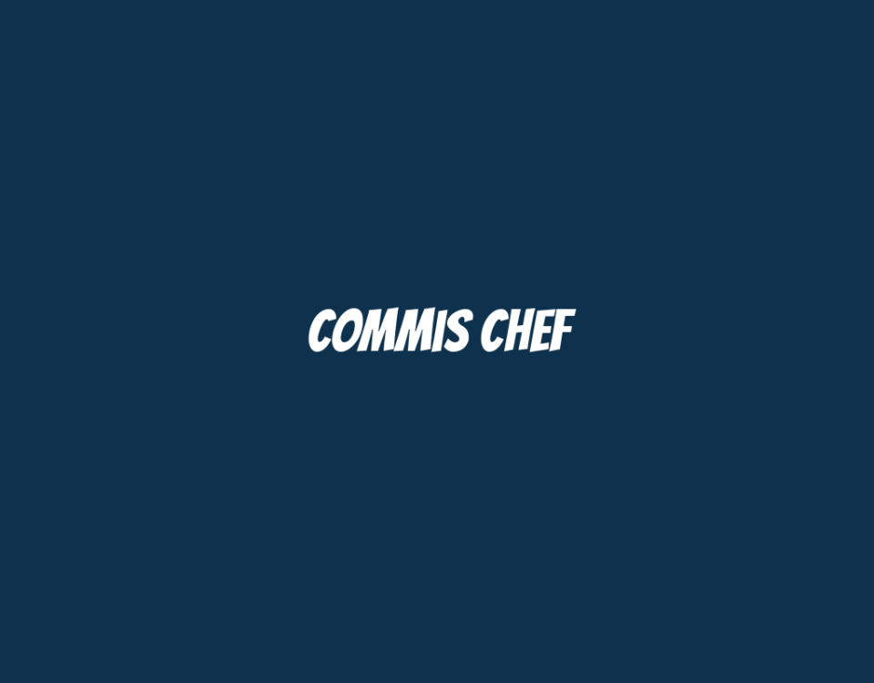 Commis Chef