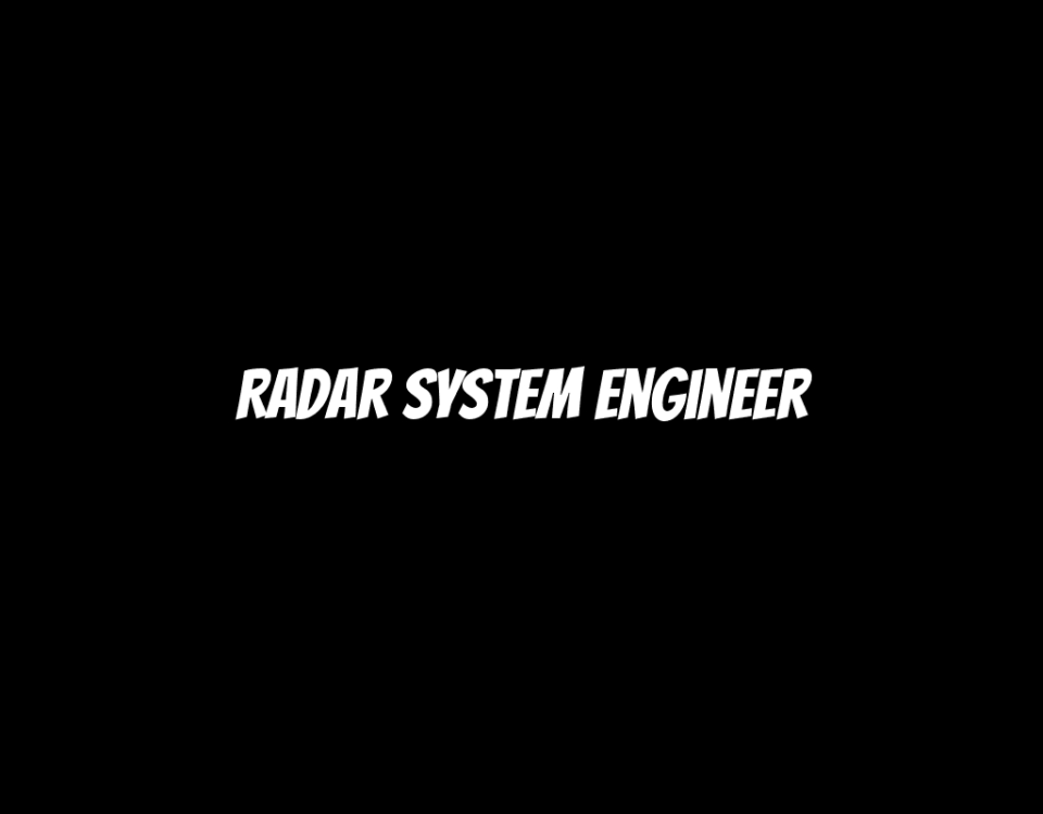 Radar System Engineer